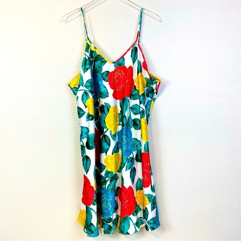 Solange Floral Satin Nightgown Size 22/24